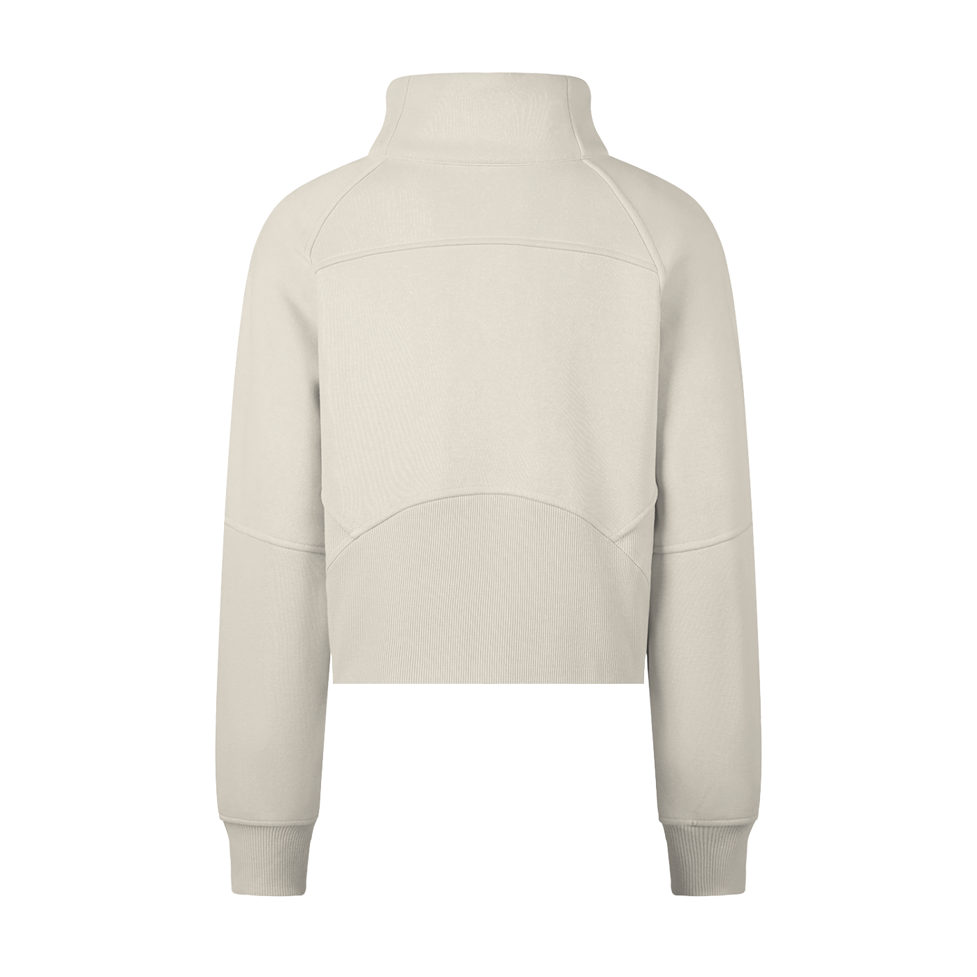 DI6NE Women Cropped Half-Zip Sweatshirt
