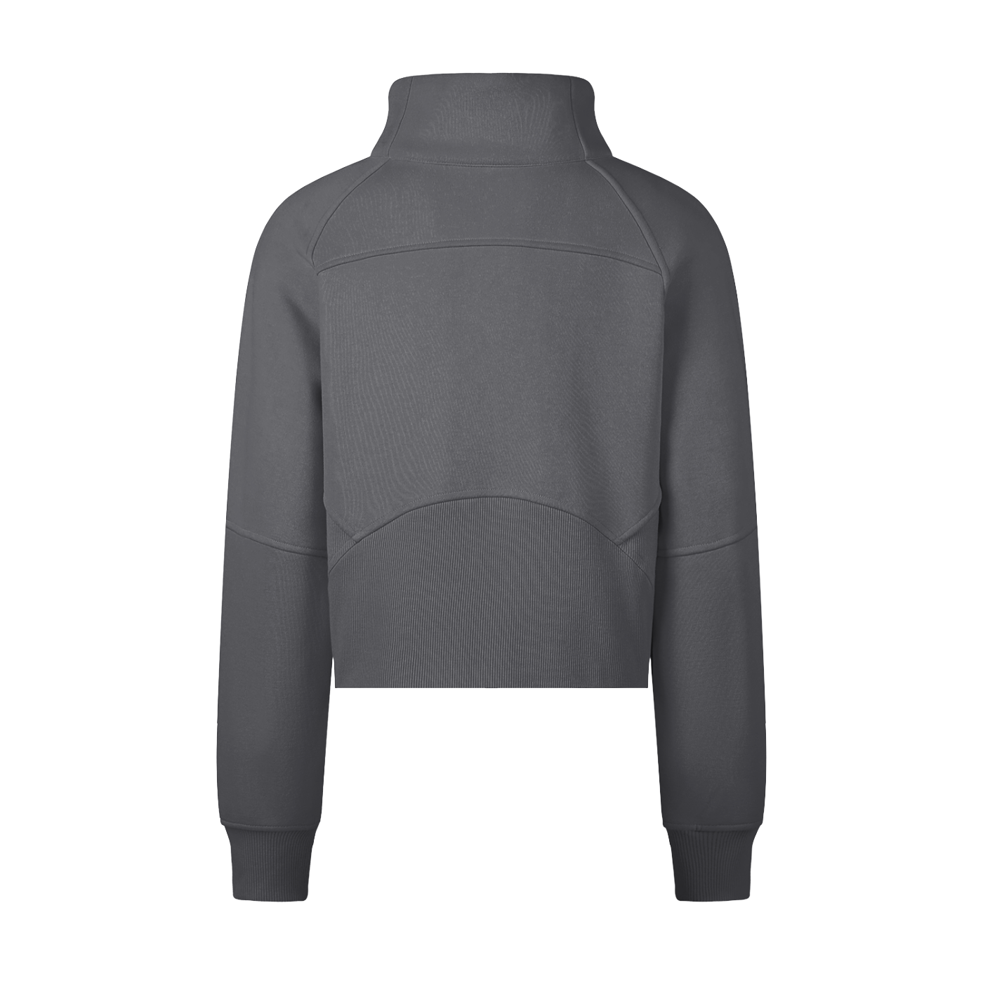 DI6NE Women Cropped Half-Zip Sweatshirt