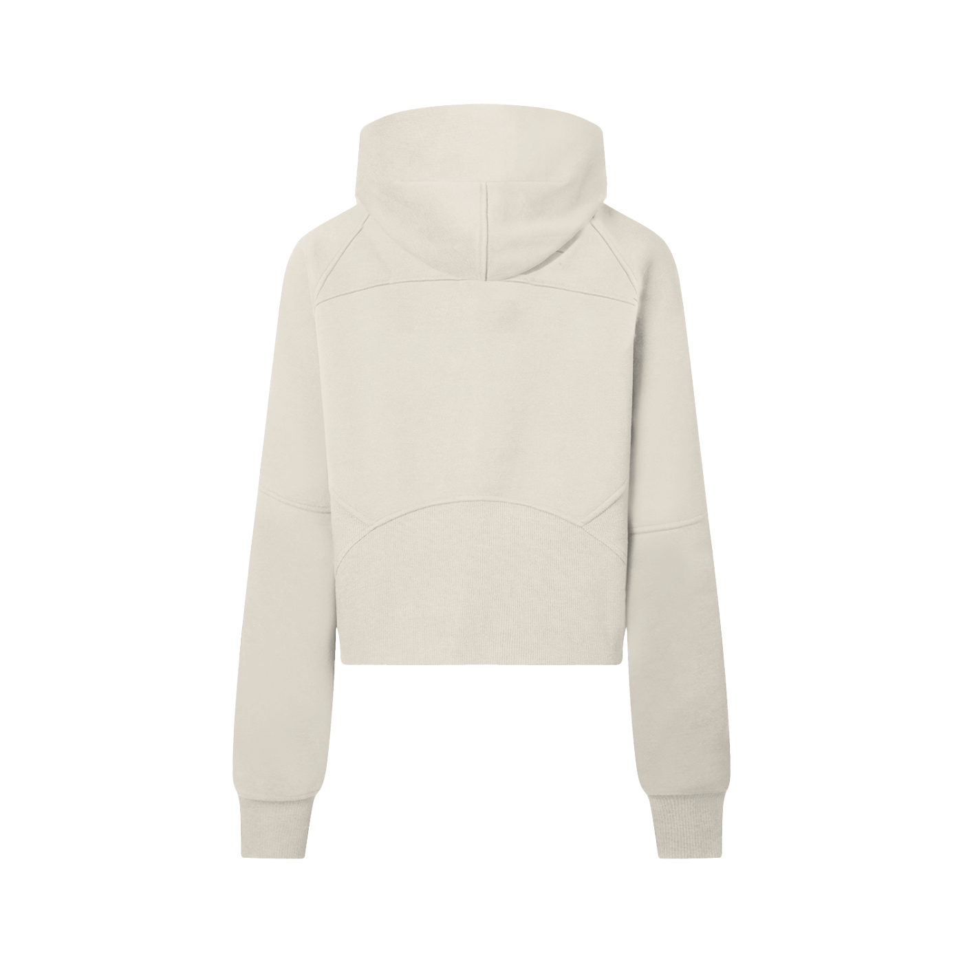 DI6NE Women Cropped Half-Zip Hoodie