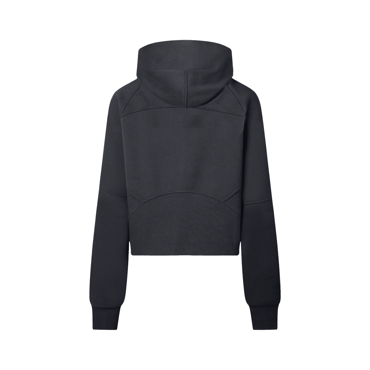 DI6NE Women Cropped Half-Zip Hoodie