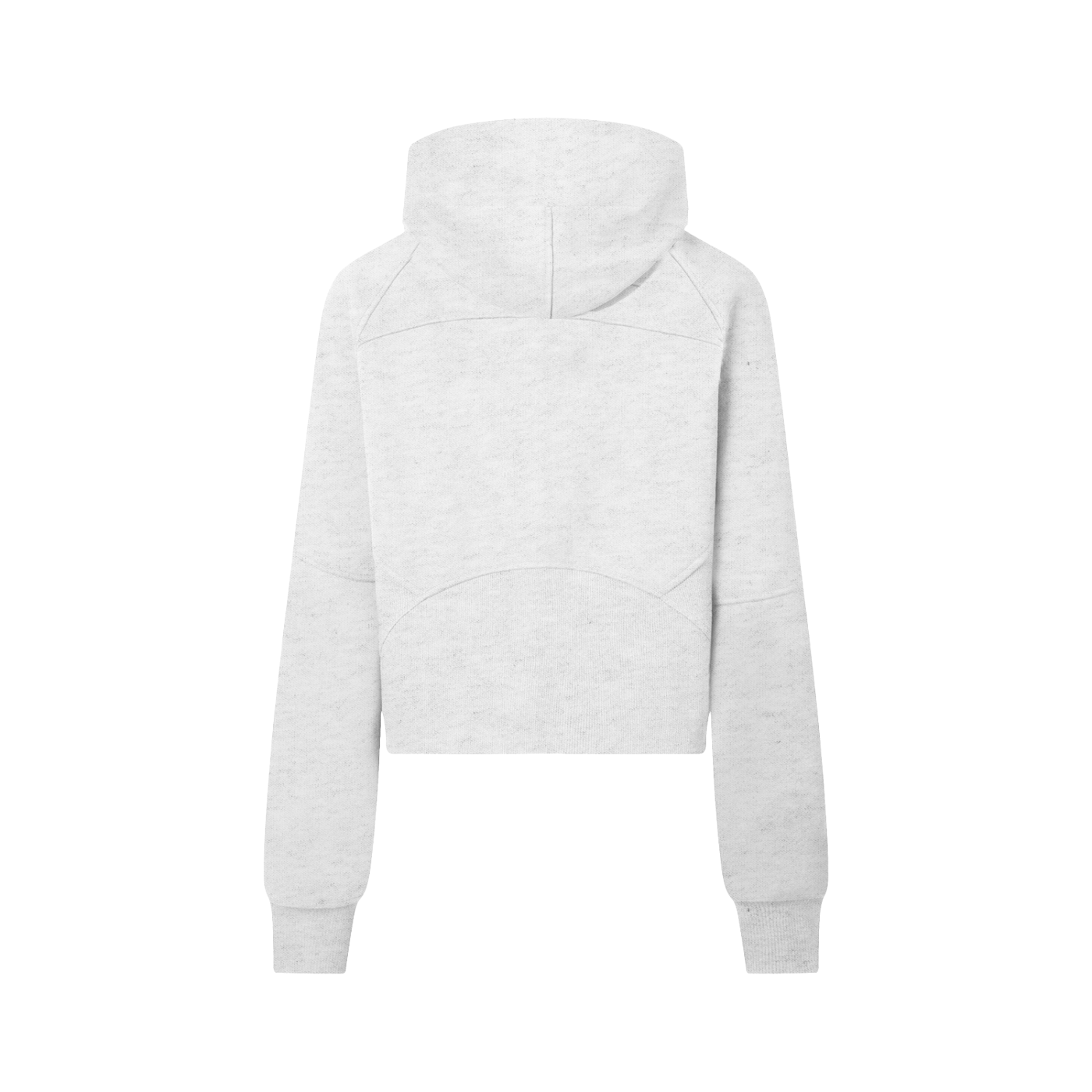 DI6NE Women Cropped Half-Zip Hoodie
