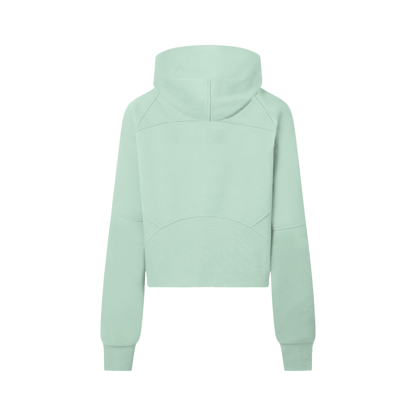 DI6NE Women Cropped Half-Zip Hoodie