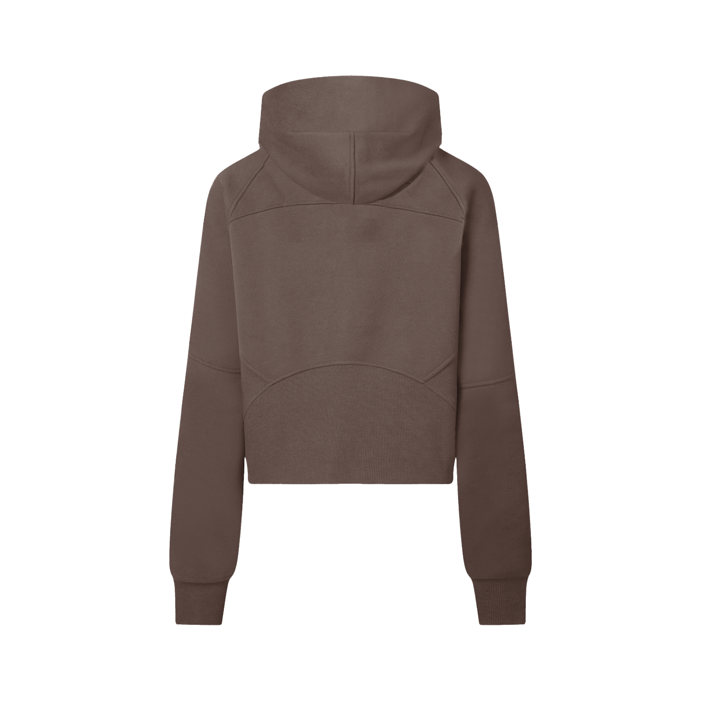 DI6NE Women Cropped Half-Zip Hoodie