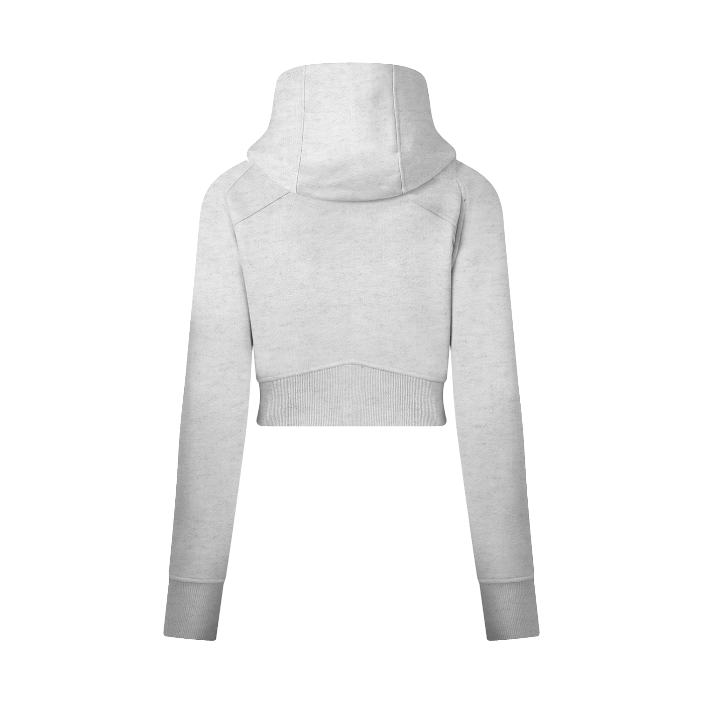 DI6NE Women Cropped Zip-Through Hoodie
