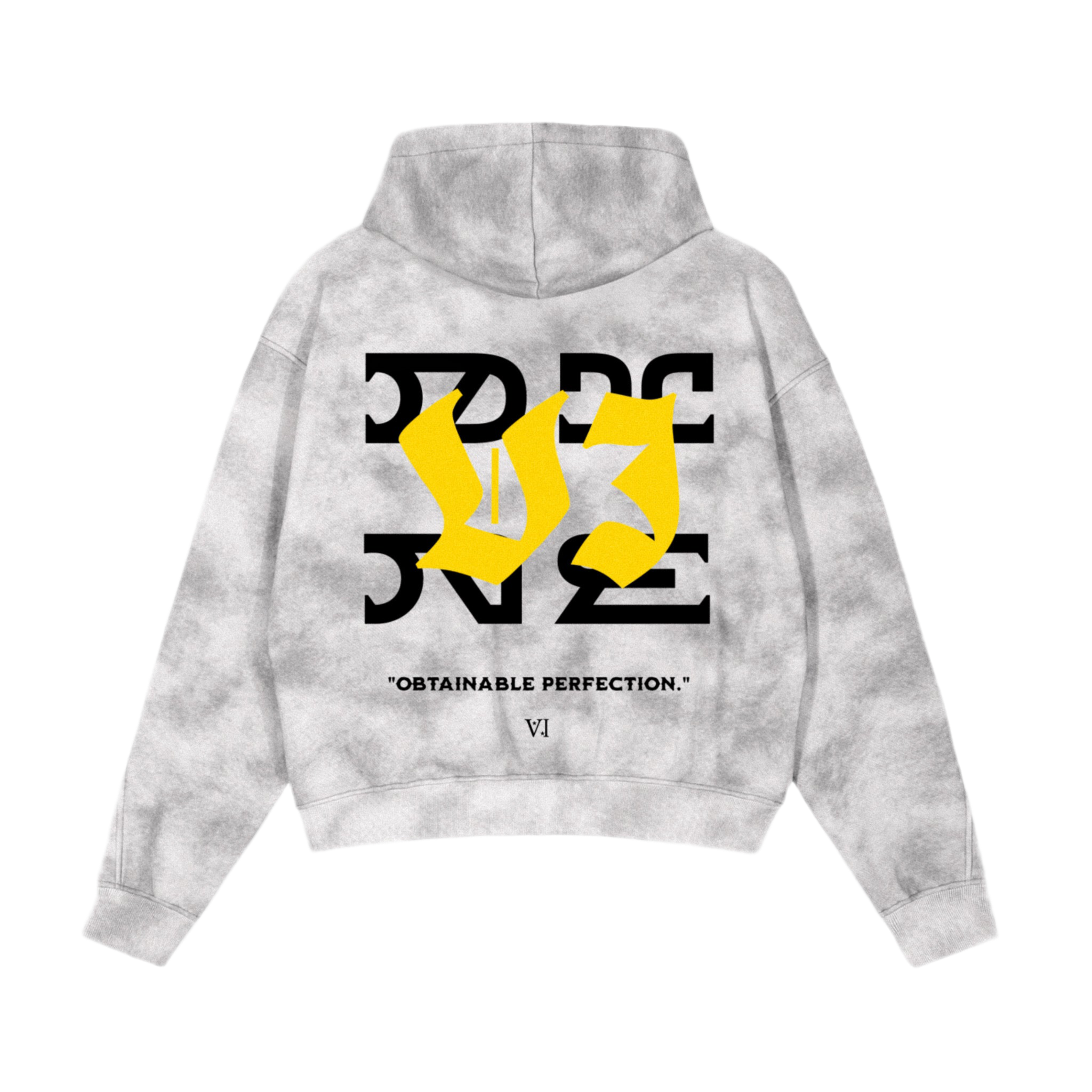 DiVIne HB Dirty Washed Boxy Fleece Hoodie