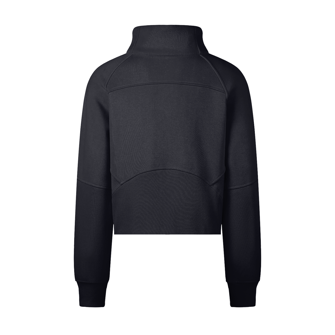 DI6NE Women Cropped Half-Zip Sweatshirt