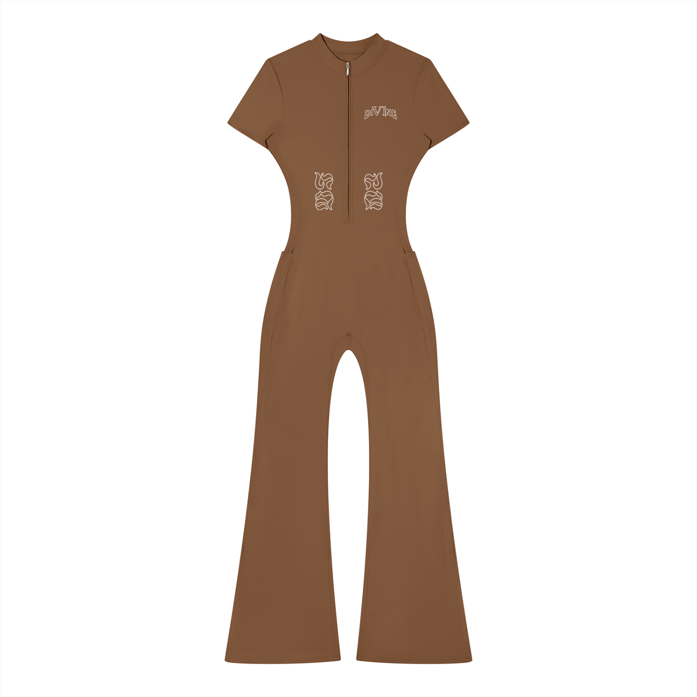 DI6NE HB Contour Quarter-Zip Jumpsuit