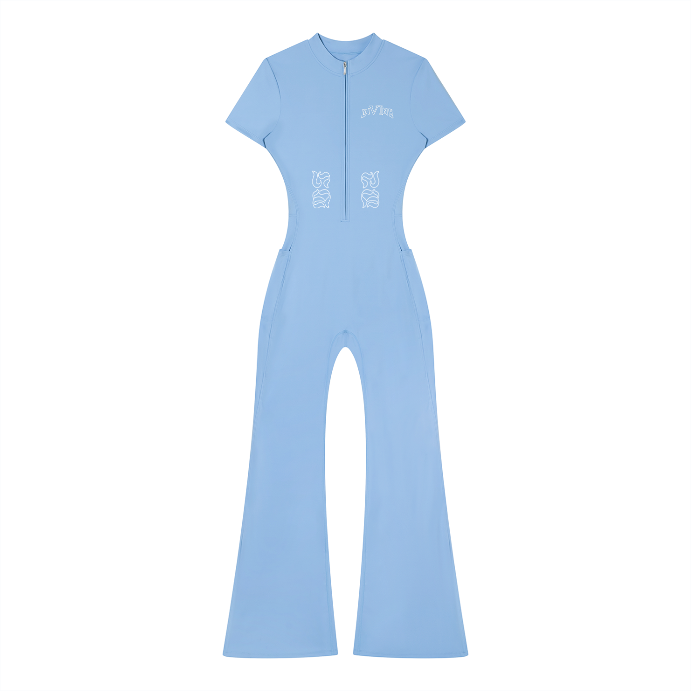 DI6NE HB Contour Quarter-Zip Jumpsuit